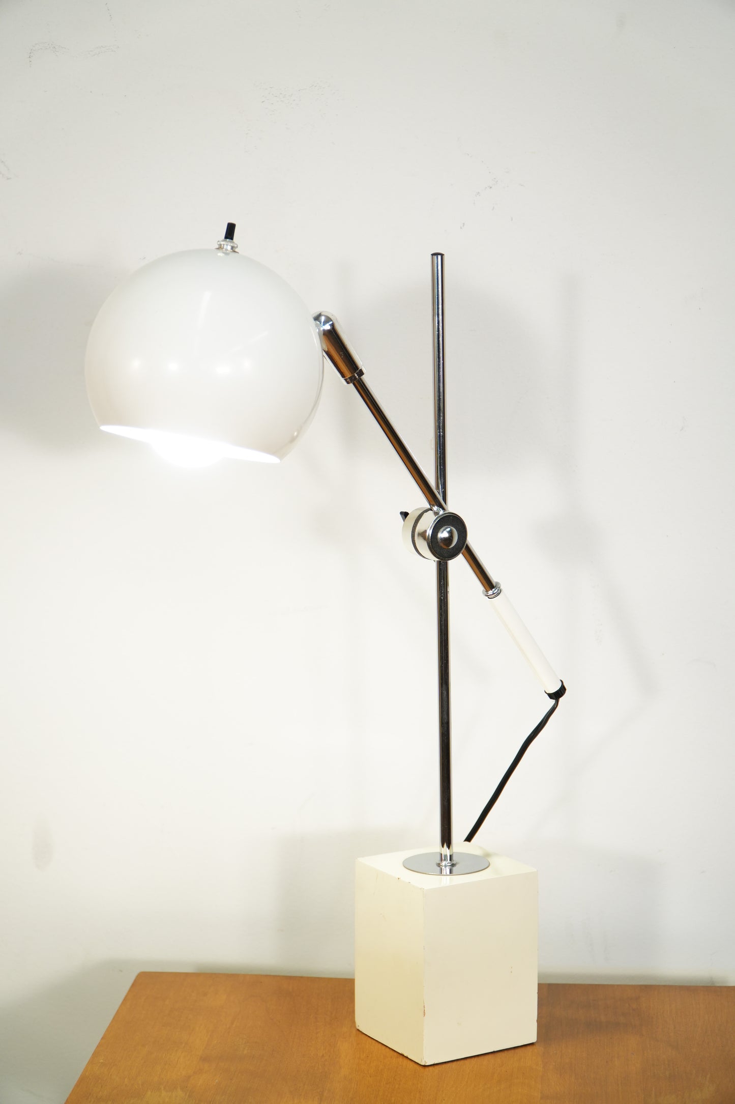 Vintage Eyeball Lamp By Prestige for Marks Lamps - Sonneman Style