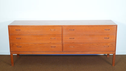 Vintage Danish Mid-Century Arne Wahl Iversen Double Dresser Model 102