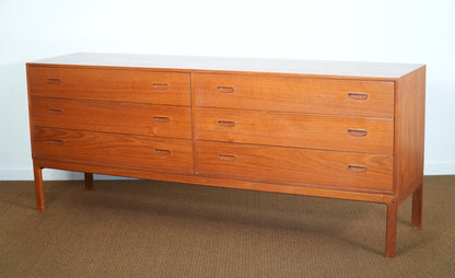 Vintage Danish Mid-Century Arne Wahl Iversen Double Dresser Model 102