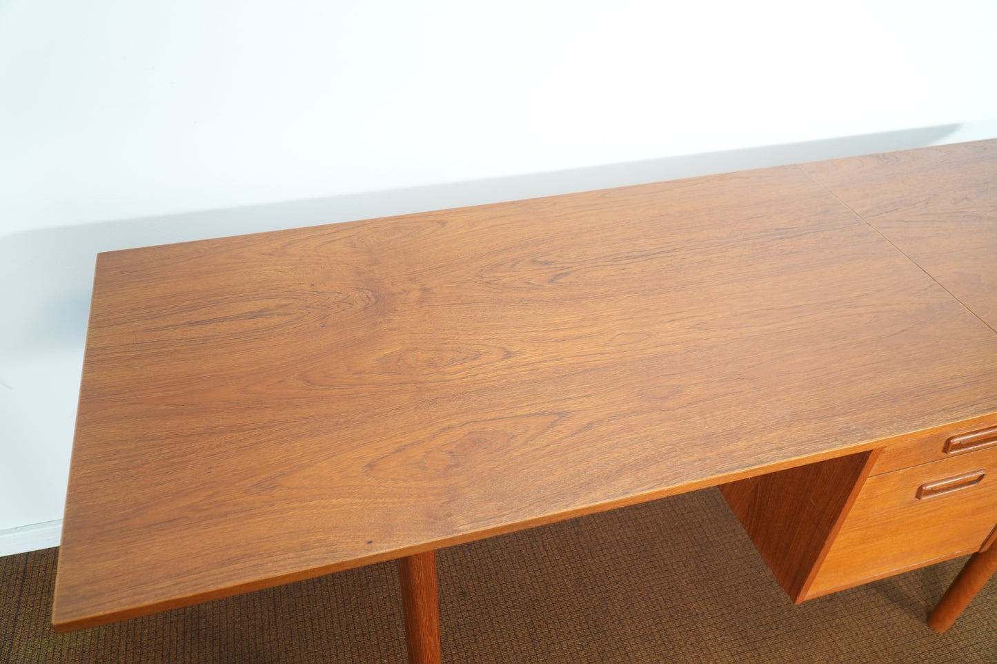 Danish Teak Mid Century Sliding Top Desk by Skodborg Mobelfabrik