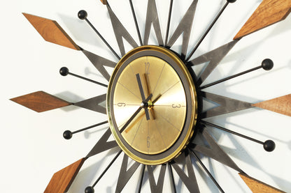 Vintage Starburst Clock