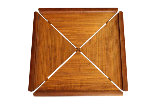 Early Dansk Rare Woods Mutenye Tray by Quistgaard