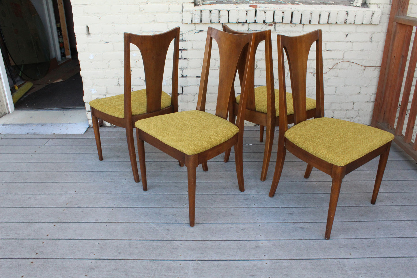 Set Four Broyhill Brasilia Dining Chairs