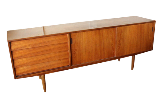 Arne Vodder Attri. Danish ModernTeak Credenza